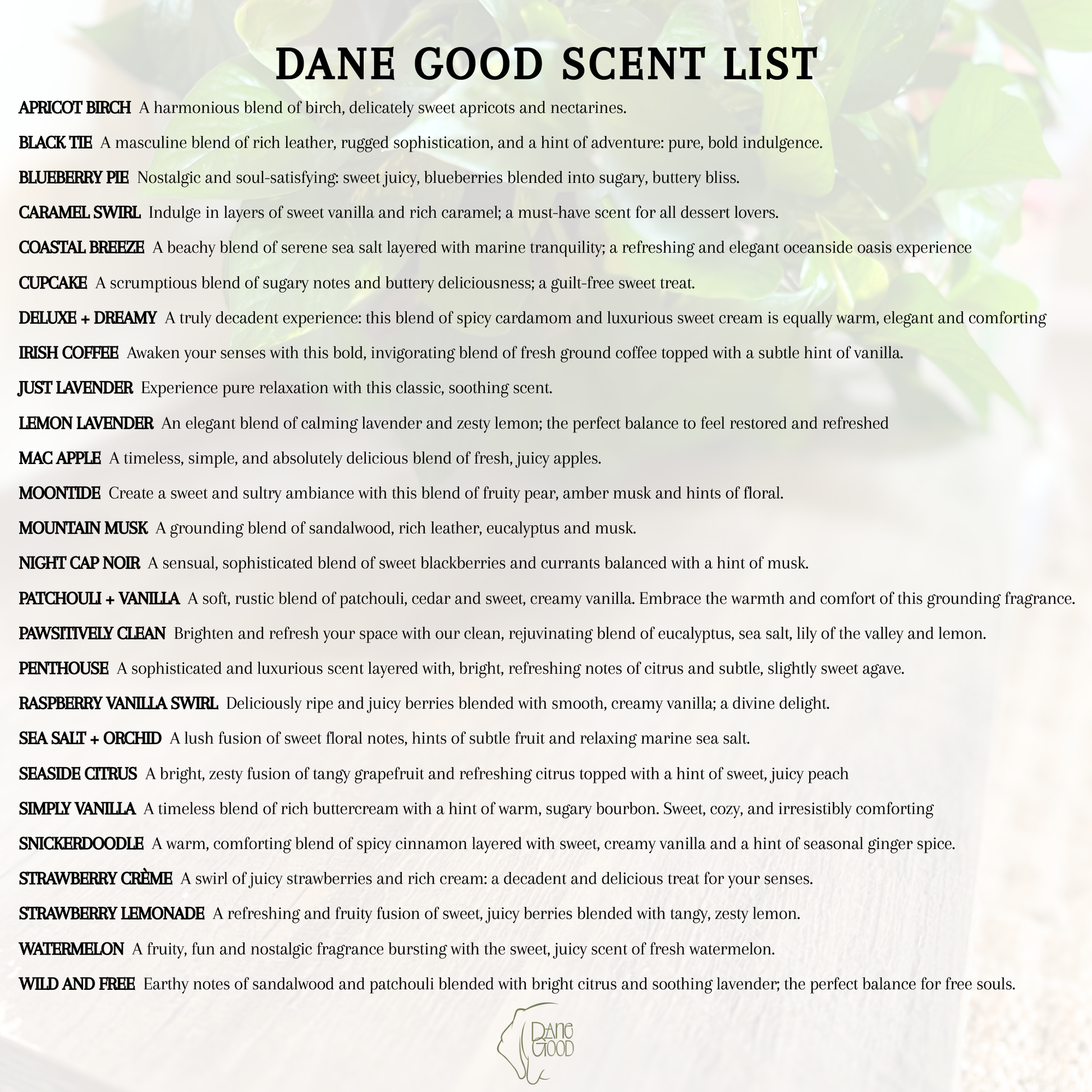 CLARA CANDLES - Dane Good