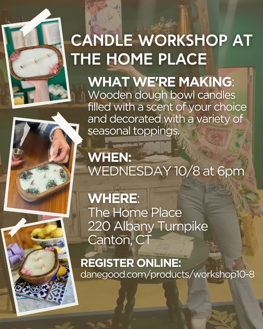 CANDLE WORKSHOP AT THE HOME PLACE 10/8